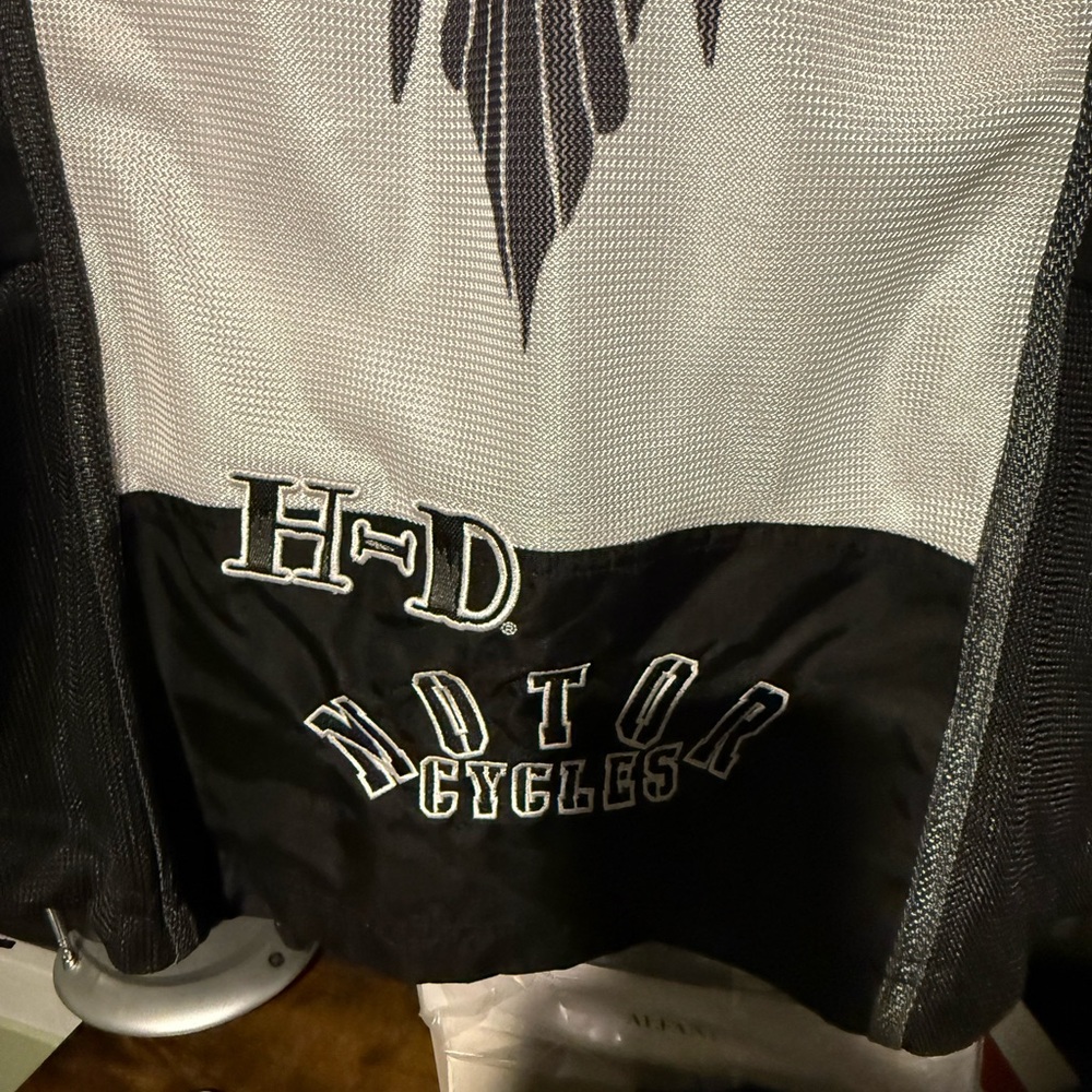 Black And White Women’s Harley Jacket View 3